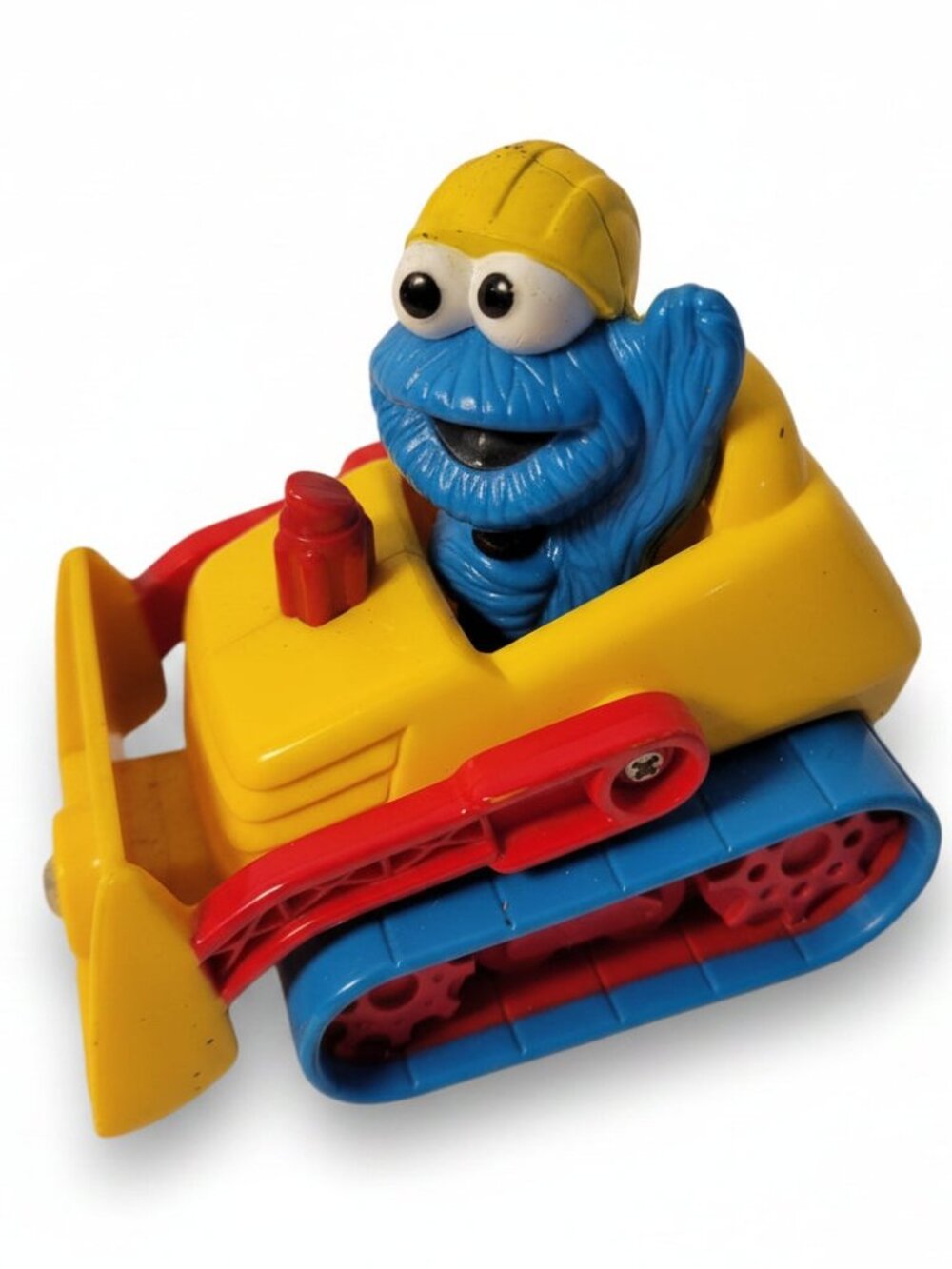 Vintage Sesame Street Cookie Monster Bull Dozer = ITEM #1600